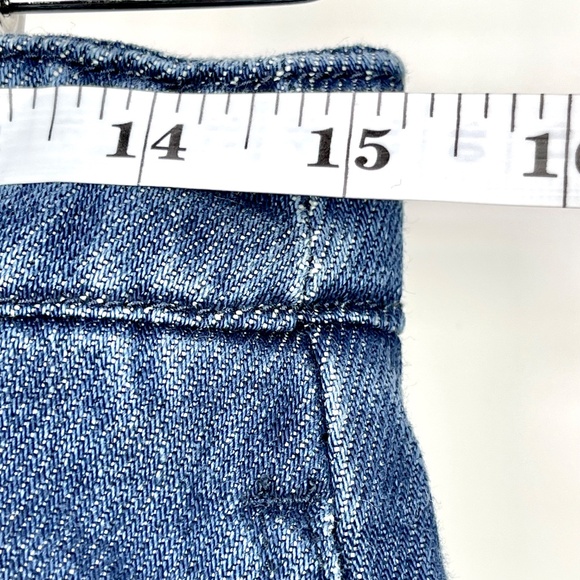 Elle Long Denim Slit Maxi Flare Skirt Womens XL Y2K Western Prairie Festival - Picture 7 of 12